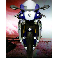 Eazi-Guard Paint Protection Film for Yamaha YZF-R1 2015 - 2019