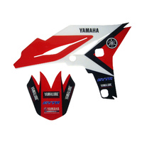 Yamaha GYTR Red/White Tank Graphic Set (for YZ250F)