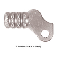 Silver Gear Lever Knurled Tip with Hardware