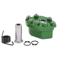 Green Brake Pedal Rotating Tip with Hardware