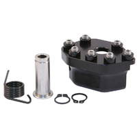 Black Brake Pedal Rotating Tip with Hardware