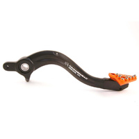 KTM Orange Forged Alloy Brake Pedals Large Tip