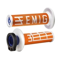 ODI MX V2 EMIG LOCK ON GRIP ORANGE/WHITE 2 ST / 4 ST