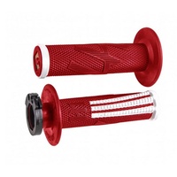 ODI MX V2 EMIG PRO LOCK ON GRIP RED/WHITE 2 ST / 4 ST