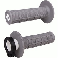 ODI MX HALF WAFFLE LOCK ON GRIP GREY (SOFT) 2 ST / 4 ST
