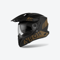 Airoh 'Commander Gold' Adventure Helmet - Gold Matt