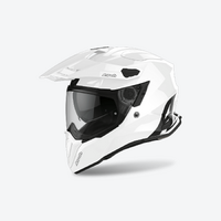Airoh 'Commander Color' Adventure Helmet - White Gloss