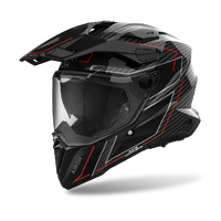 Airoh 'Commander 2 Stylish Gloss Carbon' Adventure Helmet