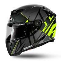 Airoh Moto Helmet | Sectors Matte Yellow GP500 