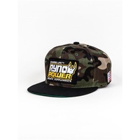 RYNO POWER SNAPBACK HAT CAMO HAT W/ BLACK BILL OSFA