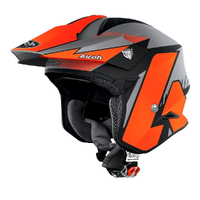 Airoh 'TRR-S Trial Pure' MX / Open-Face Helmet - Orange Matt