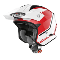Airoh 'TRR-S Trial Keen' MX / Open-Face Helmet - Red Gloss