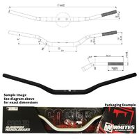 Whites Handlebar Taper AL6061 Black WR125/250/450-04 1"1/8
