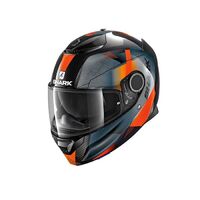 Shark Spartan Carbon ECE Kitari Carbon/Orange/Anthracite Helmet