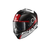 Shark Spartan Carbon Cliff ECE Carbon/Red/White Helmet