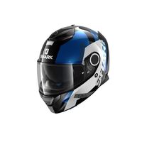 Shark Spartan Apics ECE Black/White/Blue Helmet