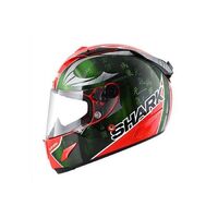 Shark Race-R Pro Replica Sykes ECE Red/Green/Chrome Helmet