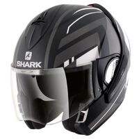 Shark Evoline Series 3 ECE Corvus Matte Black/White/Anthracite Helmet