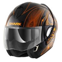 Shark Evoline 3 Mezcal Chrome Orange Helmet