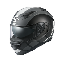 Kabuto 'Hikari JM' Full-Face Helmet - Matt Black/White