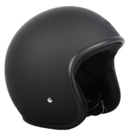 RXT 'A611C Low Ride' Open-Face Helmet (No Studs) - Black [Size: 2XS]