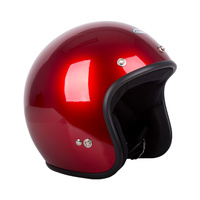 RXT 'Challenger' Open-Face Helmet (w/ Studs) - Candy Red [Size: M]