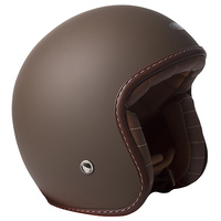 RXT 'Classic Matt Dark Brown' Open-Face Helmet