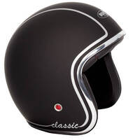 RXT 'Classic' Open-Face Helmet (No Studs) - Matt Silver
