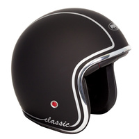 RXT 'Classic' Open-Face Helmet (No Studs) - Matt Silver [Size: S]