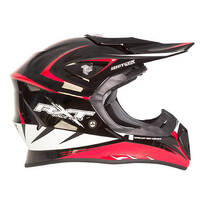 RXT '707 Edge' MX Helmet - Black/Red