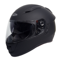 RXT Evo Crypt Matt Black Road Helmet