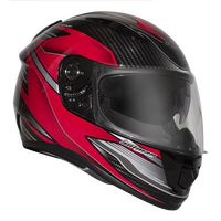 RXT 'A736 Evo Axis' Full-Face Helmet - Black/Red [Size:2XL]