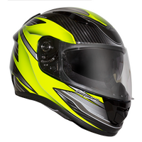RXT 'A736 Evo Axis' Full-Face Helmet - Black/Fluro Yellow