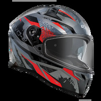 Gloss Black/Grey/Red