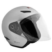 RXT 'A218 Metro' Open-Face Helmet - Silver