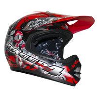 RXT 'Racer 4' Kids MX Helmet - Red