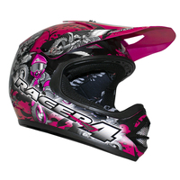RXT 'Racer 4' Kids MX Helmet - Magenta [Size: 2XS]