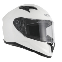 RXT '825 Street 2' Full-Face Helmet - Solid Gloss White