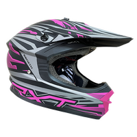 RXT 'Zenith III' MX Helmet - Matt Black/Magenta