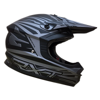 RXT 'Zenith III' MX Helmet - Matt Black/Grey