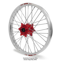 Honda Africa Twin CRF1000L Adventure Silver Excel Rims / Red Haan Hubs Front Wheel - Africa Twin CRF1000L 2015-On 21*1.85  