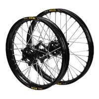 Kawasaki Haan Black Hubs / Excel Black Rims Wheel Set
