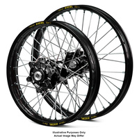 Suzuki V-Strom DL650-1000 Adventure Black Excel Rims / Black Haan Hubs Wheel Set - DL 650-1000 XTA V-Strom2014-On 19*2.50 / 17*4.25 OEM SIZE