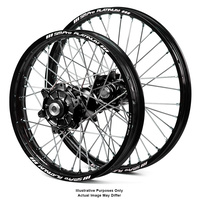 KTM Adventure Black Platinum Rims / Black Haan Hubs Wheel Set - 790 2019-On  21*1.85 / 17*4.25 