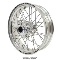 KTM 950-990 Adventure Silver Platinum Rims / Silver Haan Hubs Rear Wheel - 950-990 Adventure 2003-14 18*4.25 