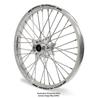 BMW F800 Adventure Silver Platinum Rims / Silver Haan Hubs Front Wheel - F800 GS 2006-On 21*1.85 