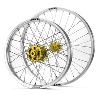 JTR Speedway Silver Rims / Gold Hubs Wheel Set