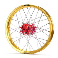 JTR Speedway Gold Rims / Red Hubs Rear Wheel