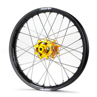 JTR Speedway Black Rims / Gold Hubs Rear Wheel