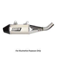 HGS Kawasaki 4 Stroke Stainless Steel Carbon Silencer KX 450 F 2019-2023 (Fits Only on HGS Headpipe)